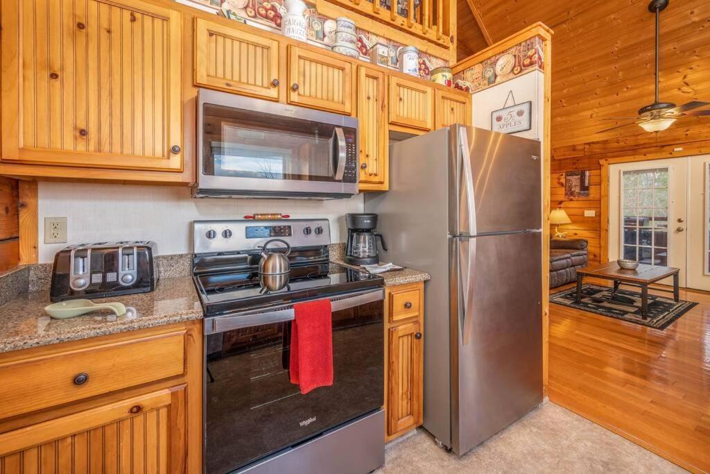 Over The Mountain - Smoky Mountain View Cabin 세비어빌 외부 사진