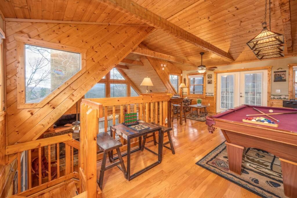 Over The Mountain - Smoky Mountain View Cabin 세비어빌 외부 사진
