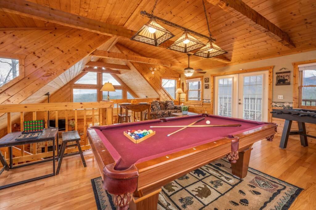 Over The Mountain - Smoky Mountain View Cabin 세비어빌 외부 사진