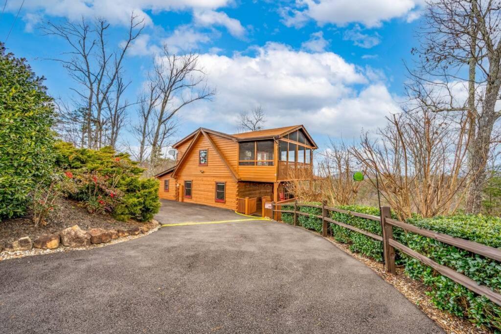 Over The Mountain - Smoky Mountain View Cabin 세비어빌 외부 사진