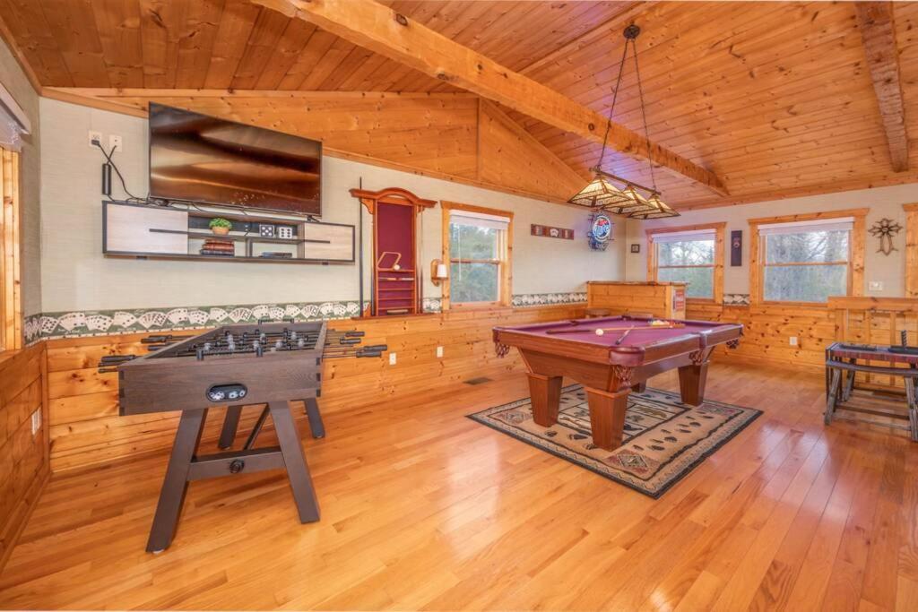 Over The Mountain - Smoky Mountain View Cabin 세비어빌 외부 사진
