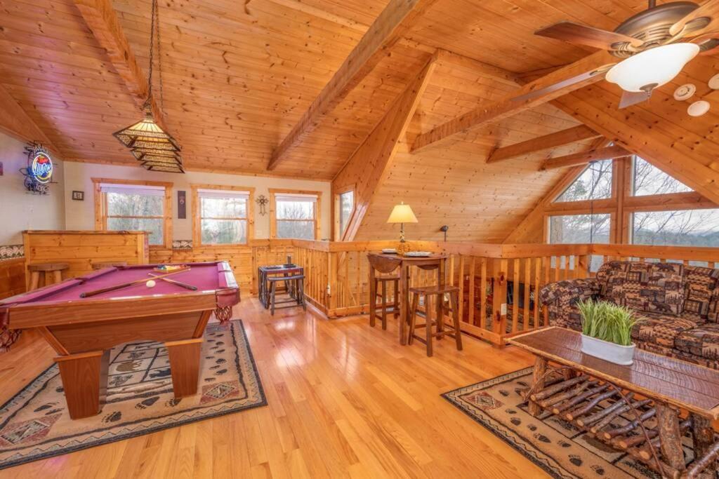 Over The Mountain - Smoky Mountain View Cabin 세비어빌 외부 사진