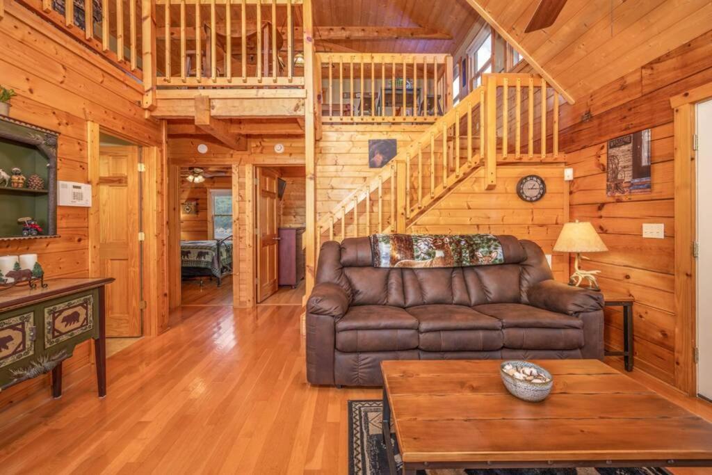 Over The Mountain - Smoky Mountain View Cabin 세비어빌 외부 사진