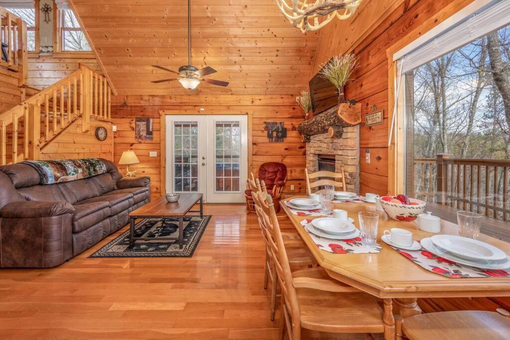 Over The Mountain - Smoky Mountain View Cabin 세비어빌 외부 사진