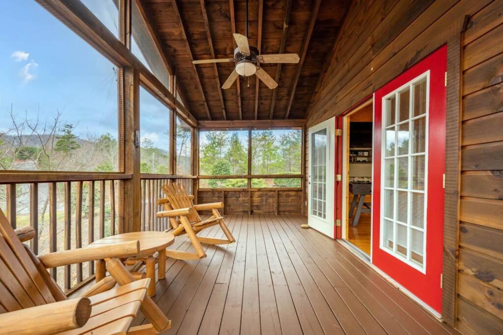 Over The Mountain - Smoky Mountain View Cabin 세비어빌 외부 사진