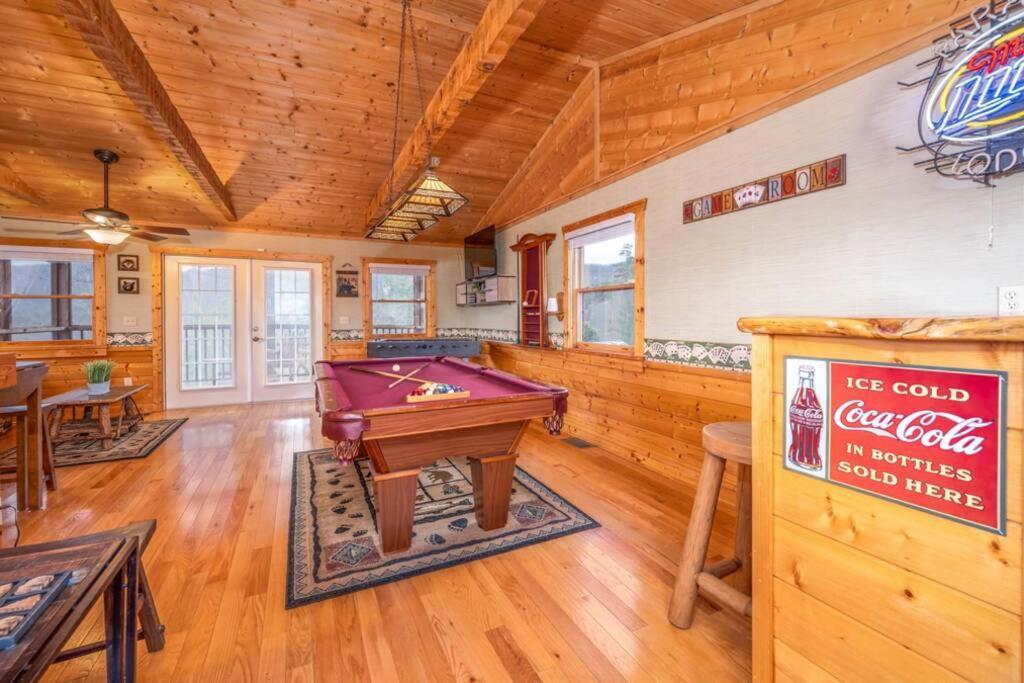 Over The Mountain - Smoky Mountain View Cabin 세비어빌 외부 사진