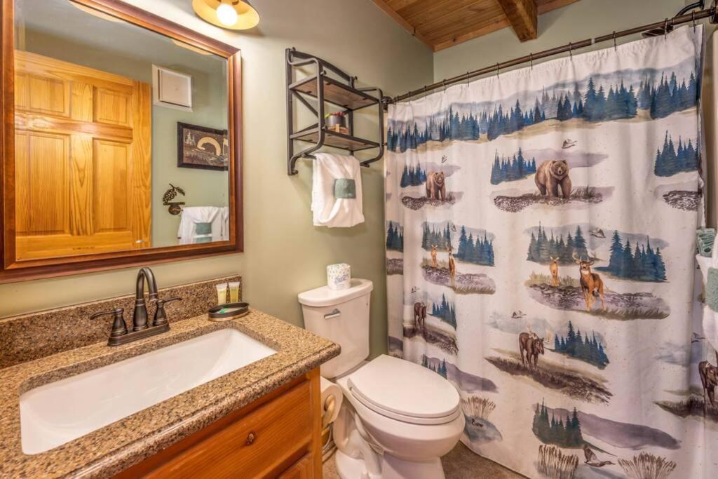 Over The Mountain - Smoky Mountain View Cabin 세비어빌 외부 사진