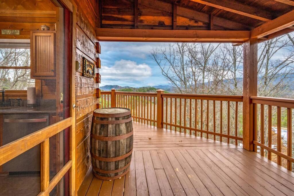 Over The Mountain - Smoky Mountain View Cabin 세비어빌 외부 사진
